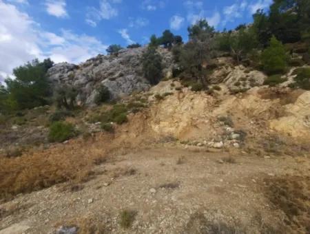 Muğla Dalyan Gökbelde 7 270 M2 Freistehende Eigentumsurkunde Land Mit Meer- Und Seeblick Zum Verkauf