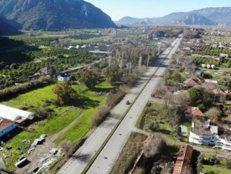 3.577M2 Feld Zum Verkauf Mit 100M Fassade Zur Hauptstraße An Der Ortaca - Dalyan Road