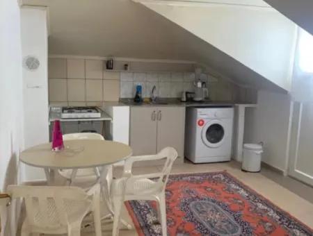 Möblierte 1 1 Penthouse-Wohnung Zu Vermieten In Muğla Dalyan Gürpınar