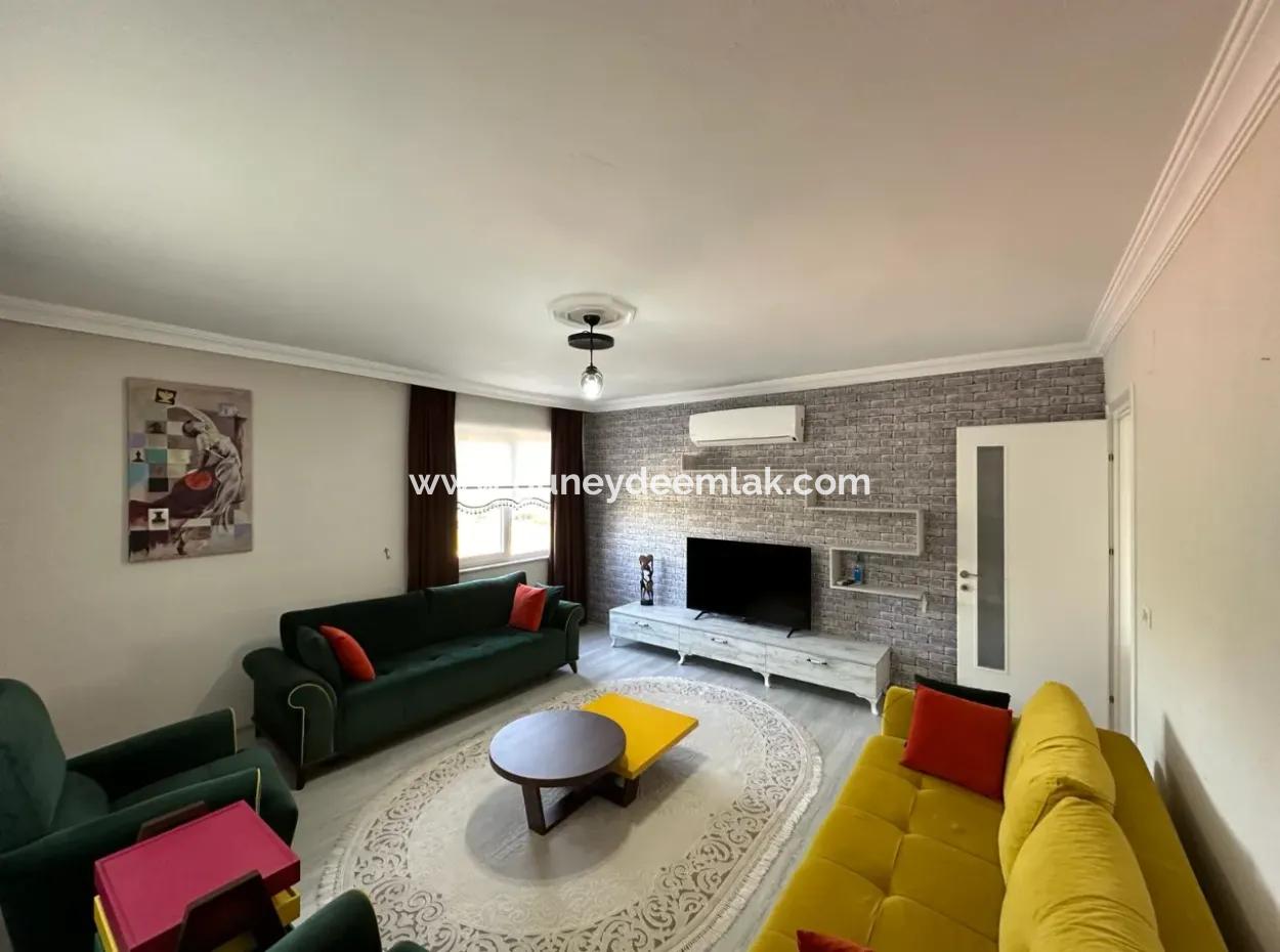 Ortaca Yeşilyurt Mah 2 1 Furnished Spacious Apartment For Annual Rent