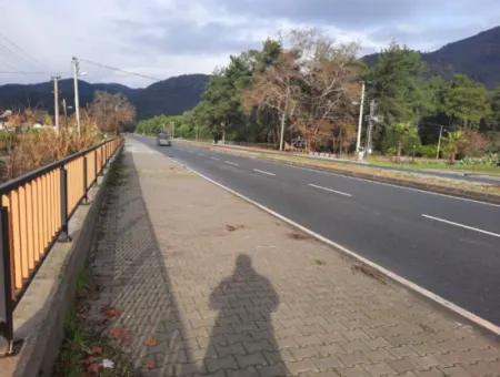 Muğla Köyceğiz Toparlar For Sale On The Main Road 2 800 M2 Commercial Zoned Land