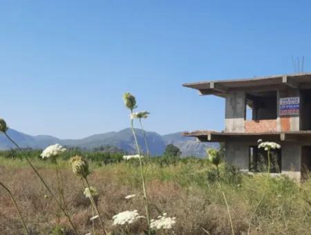 10 000 M2 Land For Sale With House In 2-Storey Rough Construction Between Ortaca Hill And Muğla Ortaca.