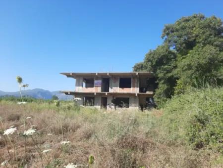 10 000 M2 Land For Sale With House In 2-Storey Rough Construction Between Ortaca Hill And Muğla Ortaca.