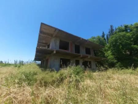 10 000 M2 Land For Sale With House In 2-Storey Rough Construction Between Ortaca Hill And Muğla Ortaca.