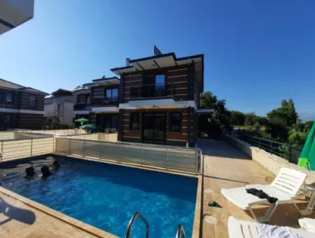 Duplex With Detached Swimming Pool In Muğla Dalyan Complex For Sale