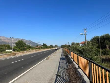 Muğla Köyceğiz Toparlar For Sale On The Main Road 2 800 M2 Commercial Zoned Land