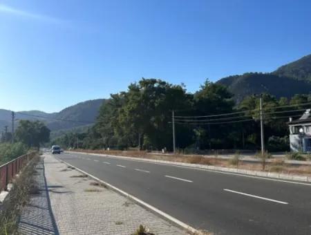 Muğla Köyceğiz Toparlar For Sale On The Main Road 2 800 M2 Commercial Zoned Land