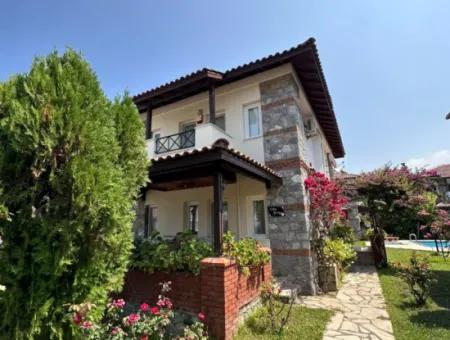 3 1 Independent Furnished Stone Villa For Rent In A Site Of 6 Villas In Dalyan, Muğla