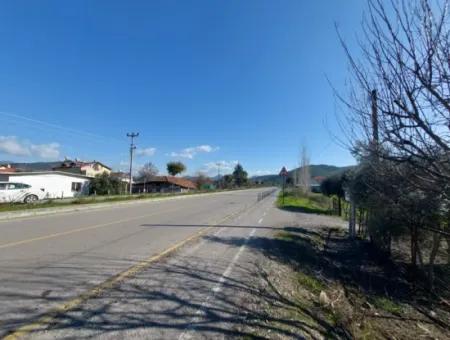 740 M2 Land On The Main Road In Ortaca Okçular For Sale