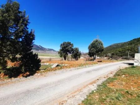 912 M2 Detached Land Suitable For Deposit In Denizli Çameli Belevi For Sale