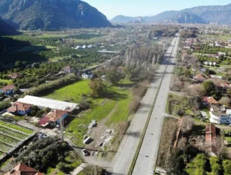 Ortaca - Dalyan Yolunda Anayola 100M Cepheli 3.577M2 Satılık Tarla