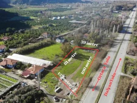 Ortaca - Dalyan Yolunda Anayola 100M Cepheli 3.577M2 Satılık Tarla